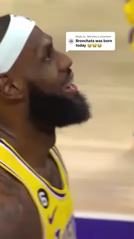 Replying to @_Minutes_  Lebachata on Top! LeRomeo Santos 😭😤 #lebronjames #legoat #lebron #lebronglazing #memes #lakersin5 