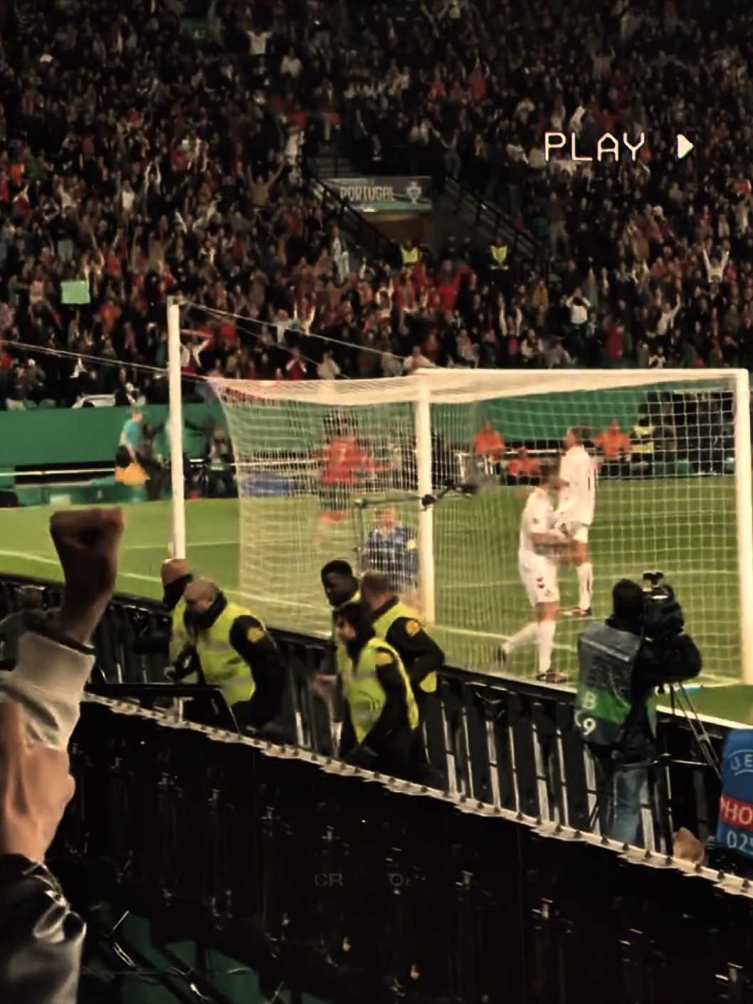 Scoring his 929th Career Goal on Portuguese soil. Cristiano shutting down the doubters and haters. proving once again why he is captain for Portugal and at 40 still honoring his country 🐐🇵🇹👑 | #goals #footballtiktok #viral #today #match #portugal #cristianoronaldo #ronaldo7 #nationsleague #denmark #comeback #fyp #hojlund #siuuuu #celebration 