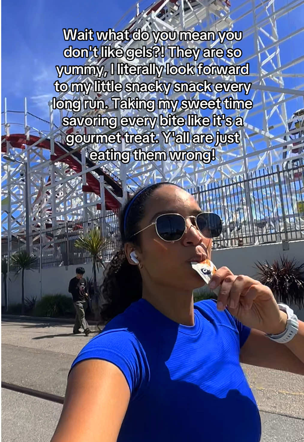 GU gels are ELITE. I will not tolerate gel slander on this account🫶 @GU Energy Labs  #runtok #Running #runner #runnershigh #fitnesstips #halfmarathon #marathonrunner #halfmarathontraining #trainingtips #marathontraining 