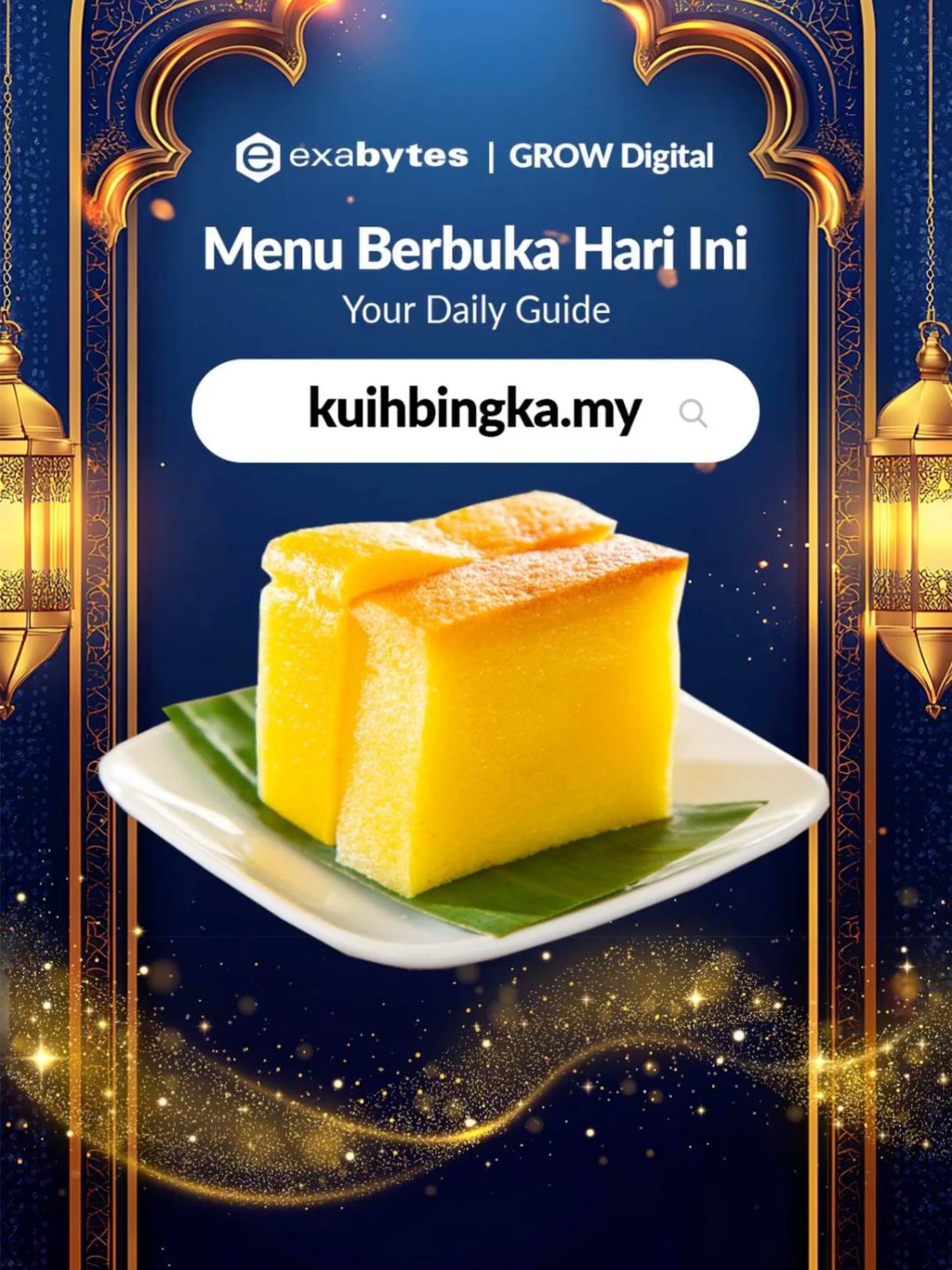 🍰 Kuih Bingka – Golden, Buttery & Irresistibly Chewy! ✨ Baked to perfection with a crispy top and soft, chewy centre, Kuih Bingka is a true classic!  Just like this beloved treat, your brand deserves a name that stands out.  kuihbingka.my is still available—secure it before someone else does! 🔗 Grab your domain today: www.exabytes.my #kuihbingka #kuihmuih #kuih #ramadan #menu #menuberbukahariini #bukapuasa #domain #domains #domainname #domainnames #Exabytes #GROWDigital
