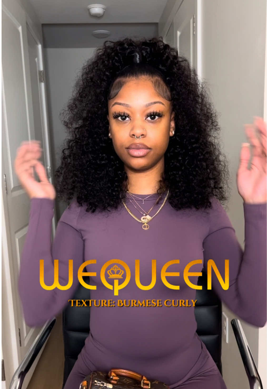 This style is a half up half down quickweave! 🫶🏾 @Wequeenhair @Wequeen store  #quickweave #wequeenhair #wequeenbundles #halfuphalfdownquickweave #fyp #viral #hairinspo #burmesecurlyhair 