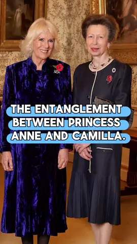 The entanglement between princess Anne and Camilla.#tiktok #fyp #anne #camilla #royal #celebrity 