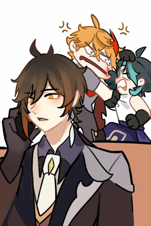 Will happen eventually #GenshinImpact #hoyocreators #zhongli #tartaglia #xiao #fanart #art #fyp  premiering first on YouTube-thanks for the support!