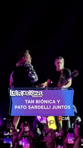 Tan Biónica y Pato Sardelli juntos en el Lollapalooza #c5n #TanBiónica #PatoSardelli #Lollapalooza #Música #Bandas #Show