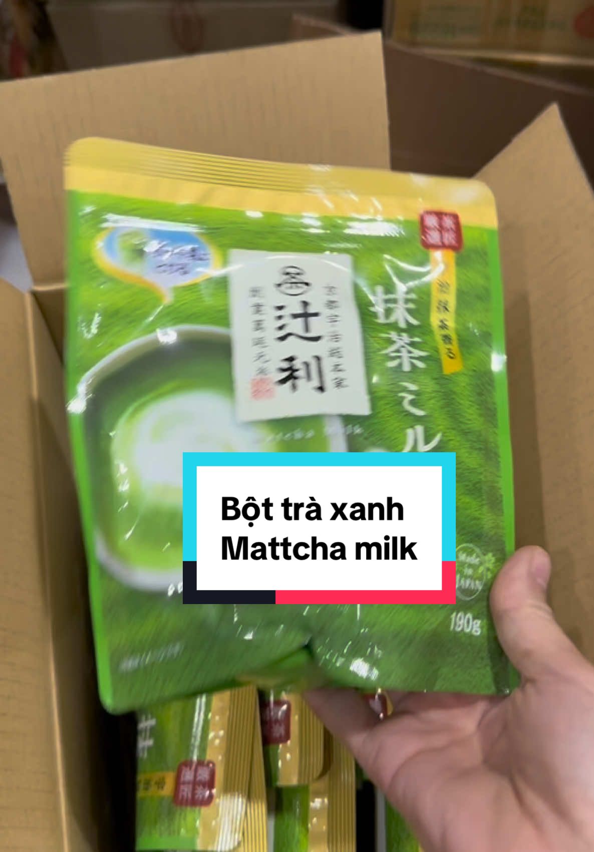 Bột trà xanh matcha milk, pha uống luôn giúp em nha. Hàng chuẩn nội địa Nhật #thinhhanh #anvat #viral #dannhishop #ancungtiktok #xuhuong2025 #meiji #matcha 