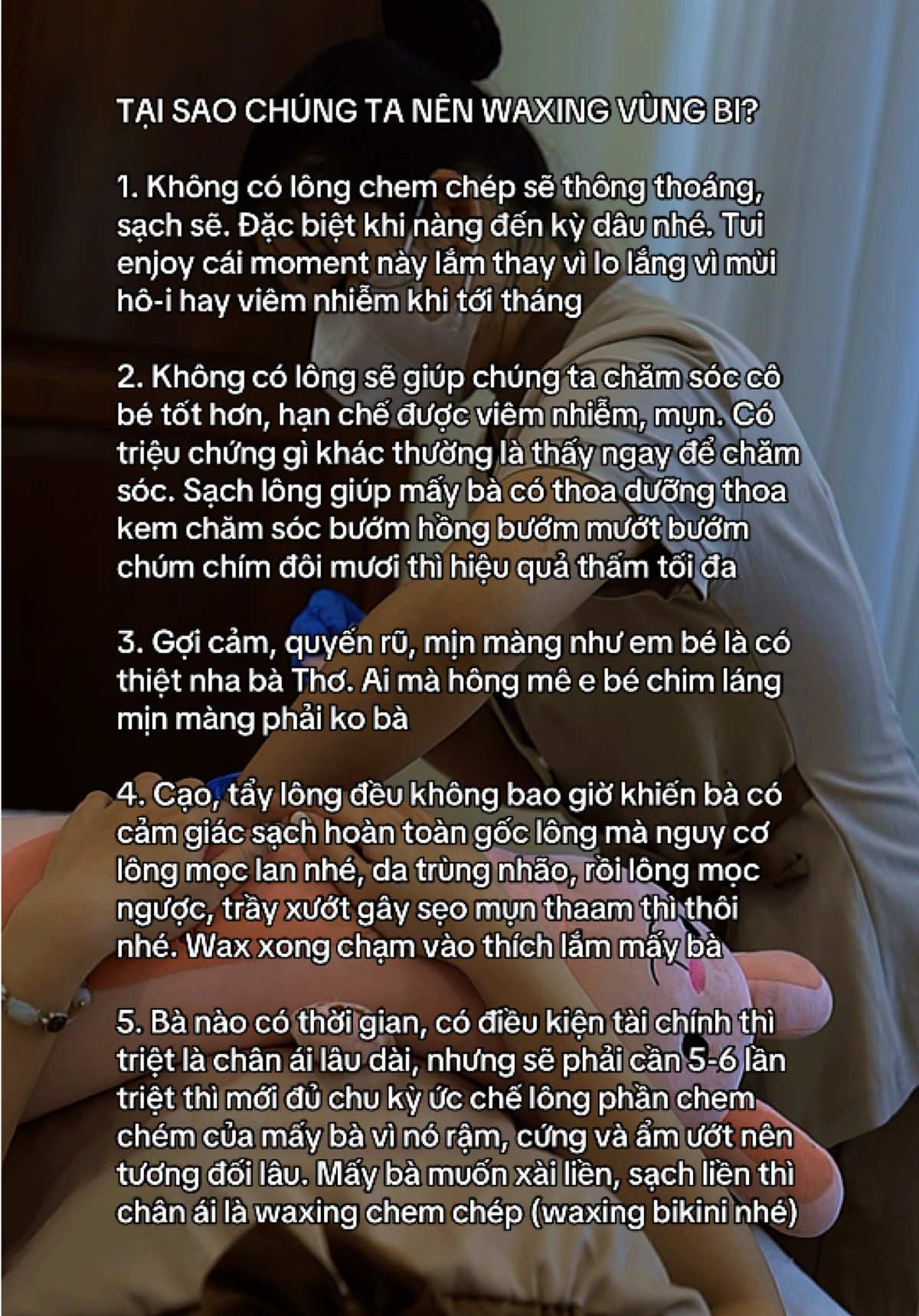 Waxing ở sài gòn , giảng đường waxing - tiết 3 #waxing #xh #xuhuong 
