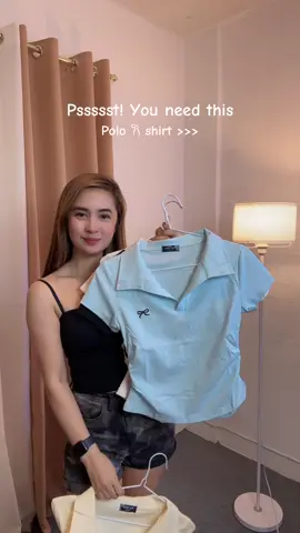 This cute ribbon polo shirt fr @Riya Fashion 💗 #tiktokshop #TiktokShopPhilippines #TiktokShopGirlBossMoment #ootdideas #OOTD 