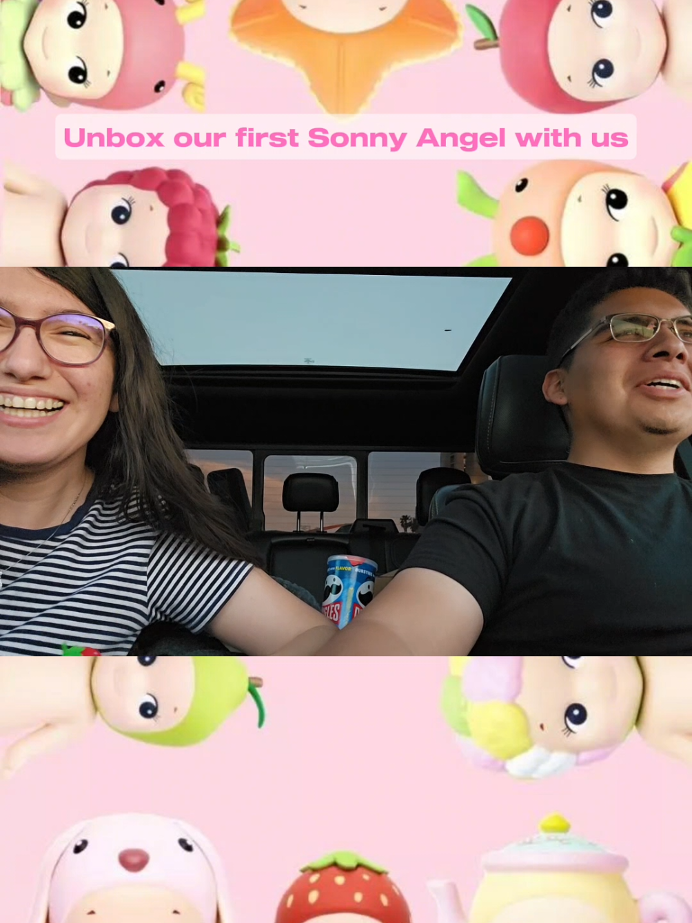 Unboxed our first Sonny Angel Hippers & then realized we bought Snony Aegnels Hppnfs by accident lol they were a faux 🤣