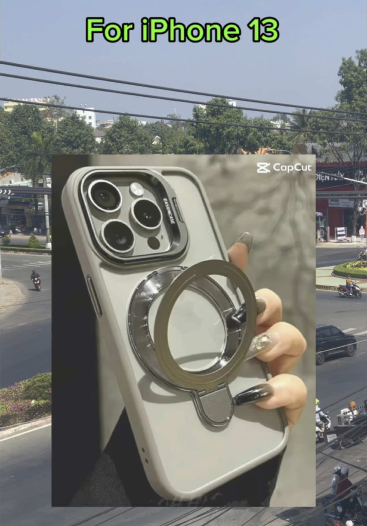 Ốp Điện Thoại Chân Đế Trong Suốt Magsafe, Sang Trọng, Tương Thích Với IPhone 11 12 13 14 15 16 Pro Max Plus, Ốp Lưng Sốc Chống Sốc Từ Tỉnh, Có Chân Đế #casephone #caseiphone #afiliate #viralvideo #xuhuong #CapCut  @Đoạn Niệm07 