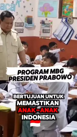 Dukung Makan Bergizi Gratis untuk Anak Indonesia, Wujudkan Masa Depan yang Lebih Baik Masa depan Indonesia ada di tangan generasi muda. @Kompas.com @CNN Indonesia @kumparan  #makanbergizigratis #anakindonesia #indonesiasehat #generasigold #gizianak #makansehatgratis #indonesiamaju
