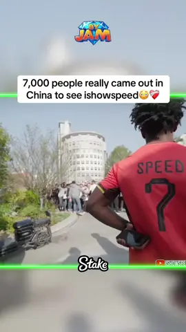 7,000 people really came out in China to see ishowspeed😳❤️‍🩹 #Fyp #ishowspeed #speed #speedclips #ishowspeedclips #lsf #viral #yt 