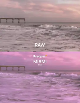 Miami filter forever 🥰 #prequelapp #dreamy #preset