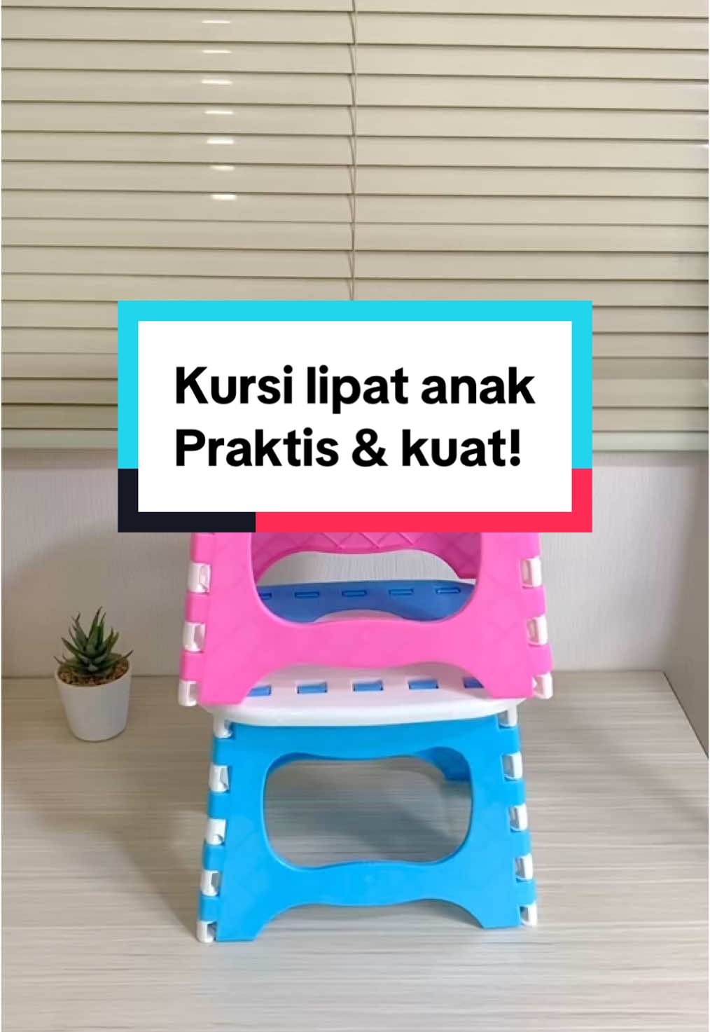 Belajar, makan, atau main jadi lebih nyaman! 💺 Kursi Lipat Mini Anak serbaguna, siap menemani aktivitas harian si kecil!  #rekomendasi #kursilipat #kusi #kusilipatanak #kursilipatportable #tiktokvideo #tiktokshop #belanjaditiktok #racuntiktok #promoguncang33 #ramadhanekstraseru #warshomeappliances 