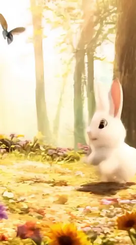 rabbit helps the cat  #rabbit  #cuteanimals  #animals  #Animalrescue  #rabbitrescue  #foryou #fyp