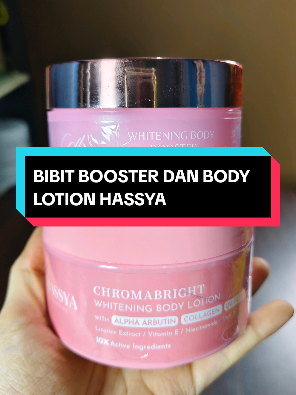 Membalas @lissasakira77 Terimakasih kak testinya, yuk cobain body booster collagen dan body Lotion dari produk Hassya #bodylotion #bodycare 
