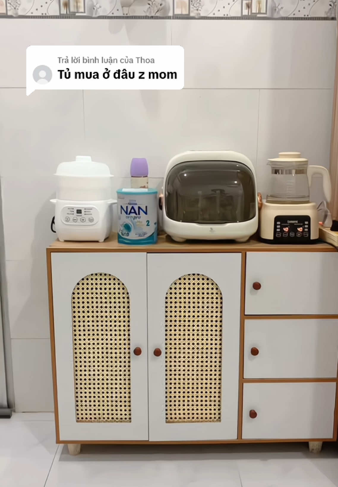 Trả lời @Thoa Tủ cánh mây decor đây ạ #kedegiaydep #kedecor #tudanang #decor #viral #review 