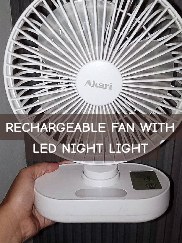 super useful ito 😊 #akarirechargeablefan  #lednightlight 