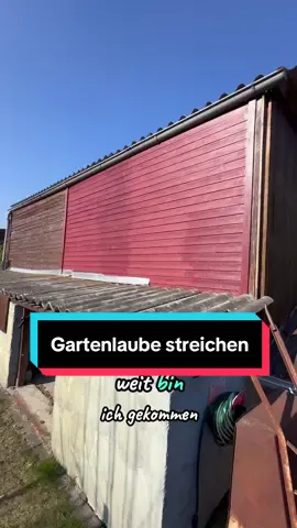 Verkauf hat nicht geklappt, jetzt heißt es halt weiter bewirtschaften 🧡 #kleingarten #garten #DIY #streichen 