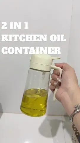 2 in 1 Kitchen Oil Bottle Container | Oil Dispenser   #CapCut #kitchenoilcontainer  #oilcontainer #kitchenaccessories #homebuddiesph #oildispenser #dmoreph 