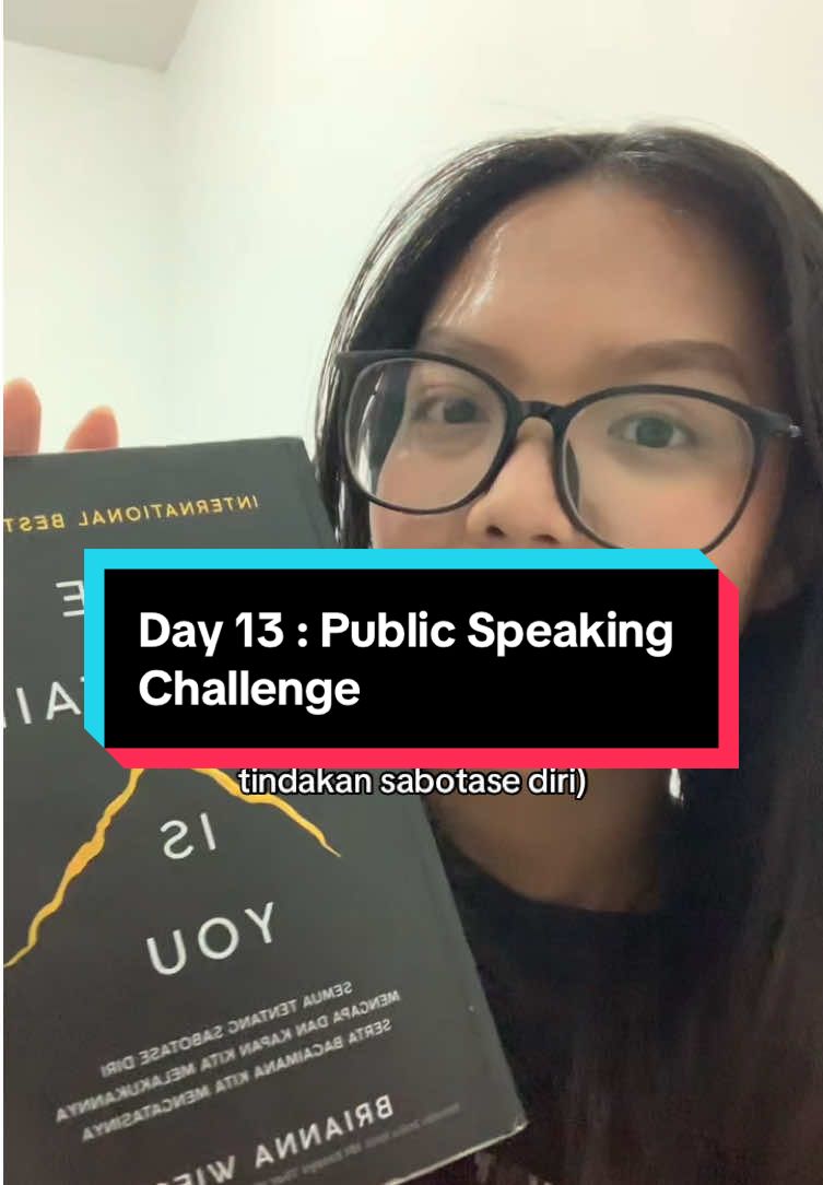 ada yang lagi terjebak dalam sabotase diri juga? #publicspeakingchallenge #publicspeaking #selfsabotage #themountainisyou #selfgrowthjourney #journaling 