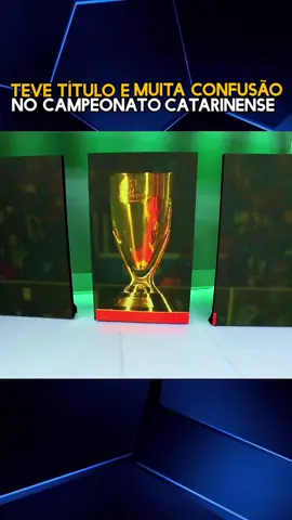 Teve título e muita confusão no campeonato catarinense. #Esporteviral #Brasileirão #Esporte #Futebol #TikTokEsportes 