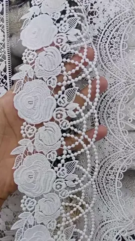 pure Milky imported quality laces 😍  hi everyone 👋 we deal All kind of gorgeous dress laces pure Milky laces 3D laces fancy laces embroidered laces organza laces handmade laces cut work laces cutdana laces 🥻 #dresslace #usa #canada #design 