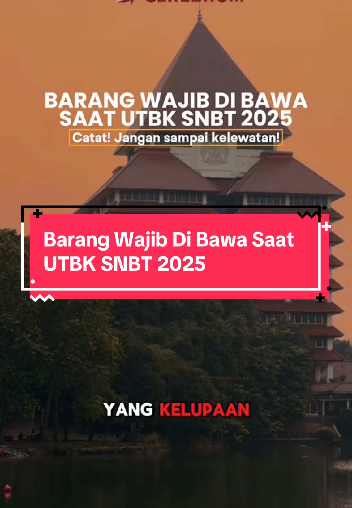 Barang Wajib Di Bawa Saat UTBK SNBT 2025 #bimbelsnbt #bimbelonline #bimbelutbk #snbt2025 #pejuangptn #soalutbk