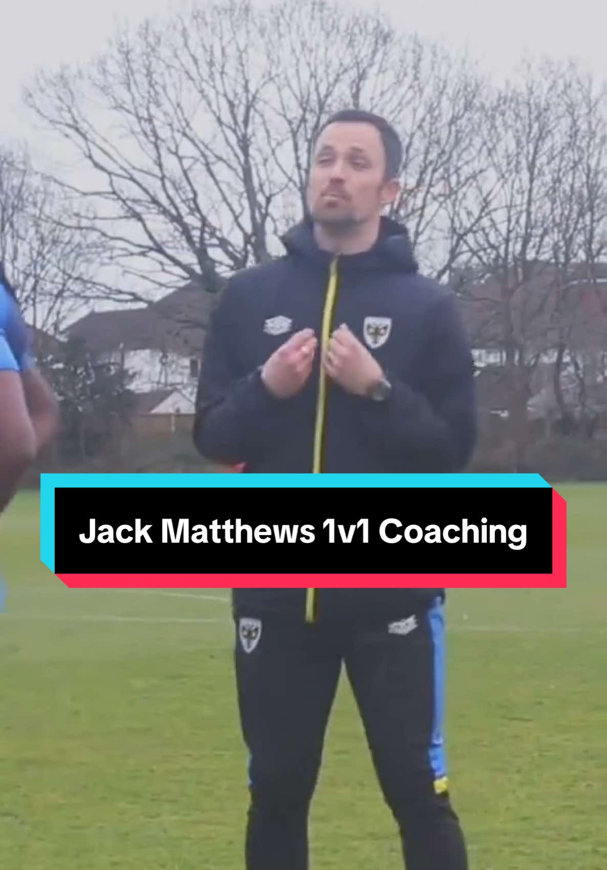 Jack Matthews coaches a 1v1 training session with two of our own, Paris Lock & Ethan Sutcliffe. #AFCW #AFCWAcademy #AFCWimbledon #Academy #Football #AFCWimbledonAcademy #TheDons #AcademyCoaches #coaching #coach #efl 