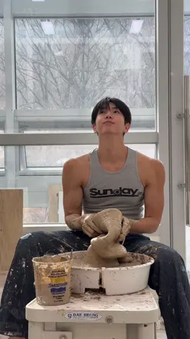 Haha.. 🥲 #pottery #ceramics #도자기