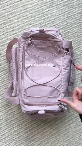 my cebu trip tips💕No need a bulky suitcase，only 1 large capacity duffel &4 in 1 bag🔐#bagsmart #bagsmartph #duffel#4in1#trip #travel #fypage #packwithme 