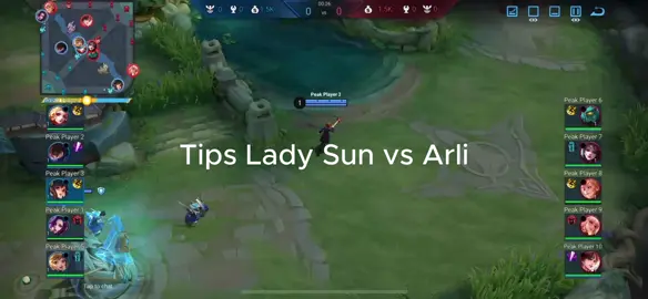 Tips lawan Arli pakai Ladysun kali & tolong jauhkan aku dari roam seperti sunbin ini #ladysun #hokid #honorofkingsindonesia 