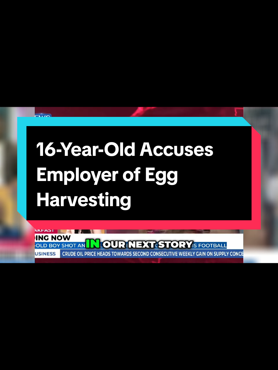 16-Year-Old Accuses Employer of Egg Harvesting!