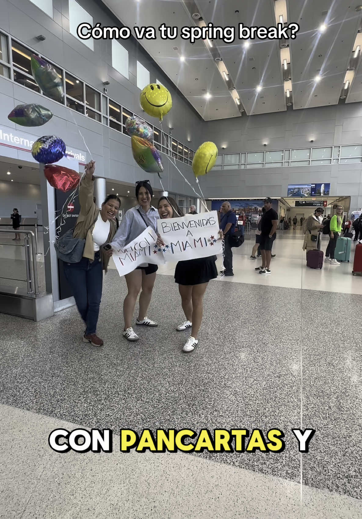 Como Va tu #springbreak #spring #fyp #aeropuerto #miami 
