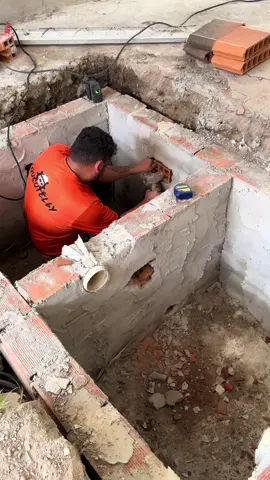 Olha o que eu fiz nessa fossa #Construção #Fossa #Pedreiro #Gambiarra #Nordeste 