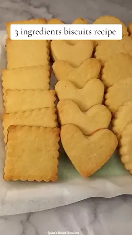 EASY 3 INGREDIENTS BISCUITS RECIPE  INGREDIENTS: 500g soft margarine  1 cup castor/icing sugar 5 cups cake/plain flour #baking #biscuits #easy 