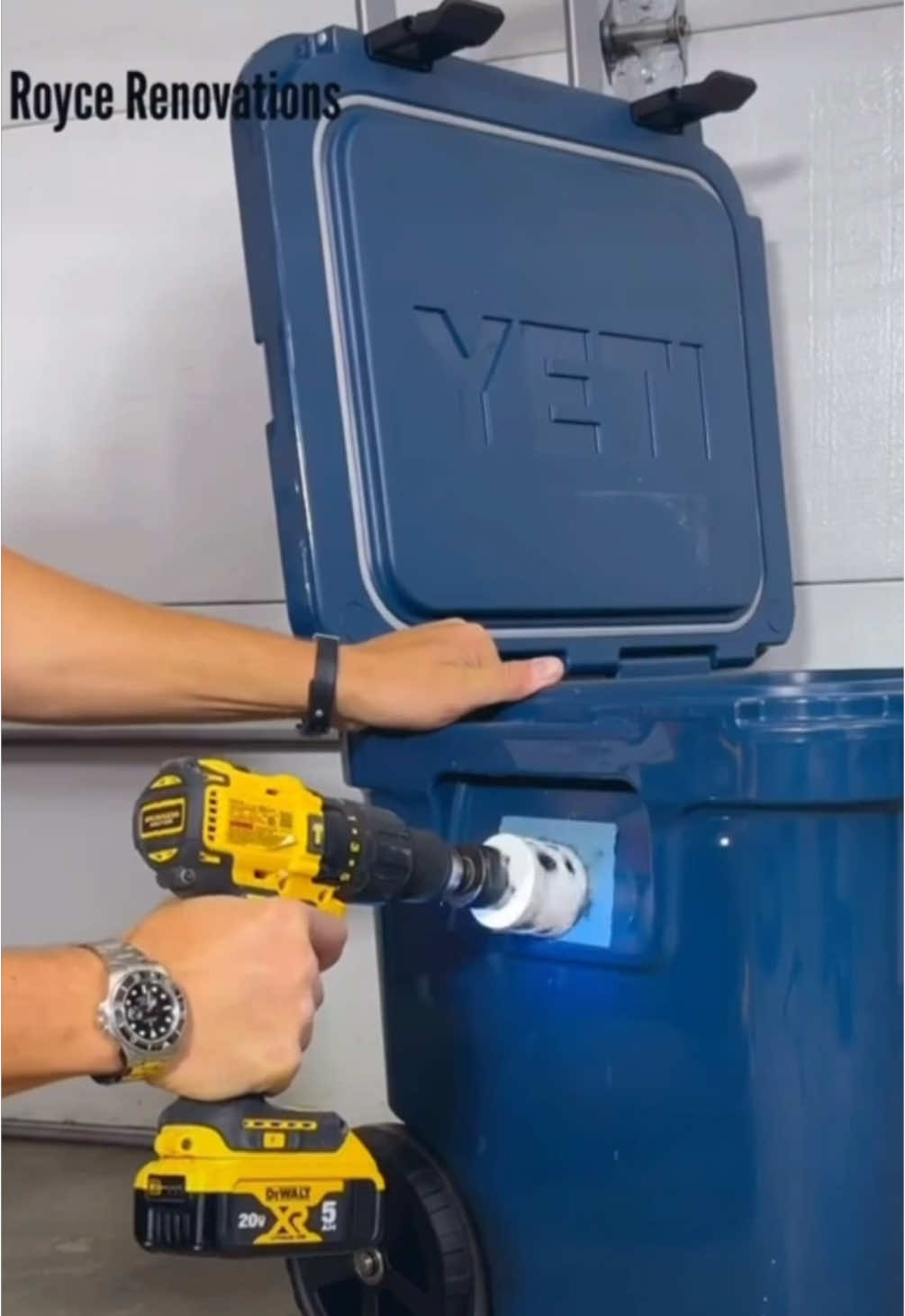 Building a portable air conditioner for this summers extreme heat! Just a cooler, leaf blower and some pvc. ##creatorsearchinsights##tips##tutorial##DIY##homeimprovement