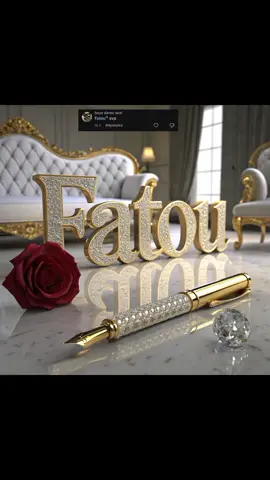 FATOU 🥰 #logo #logodesign #videoviral #tik_tok #logoname #viralvideos #captureramadanspark 