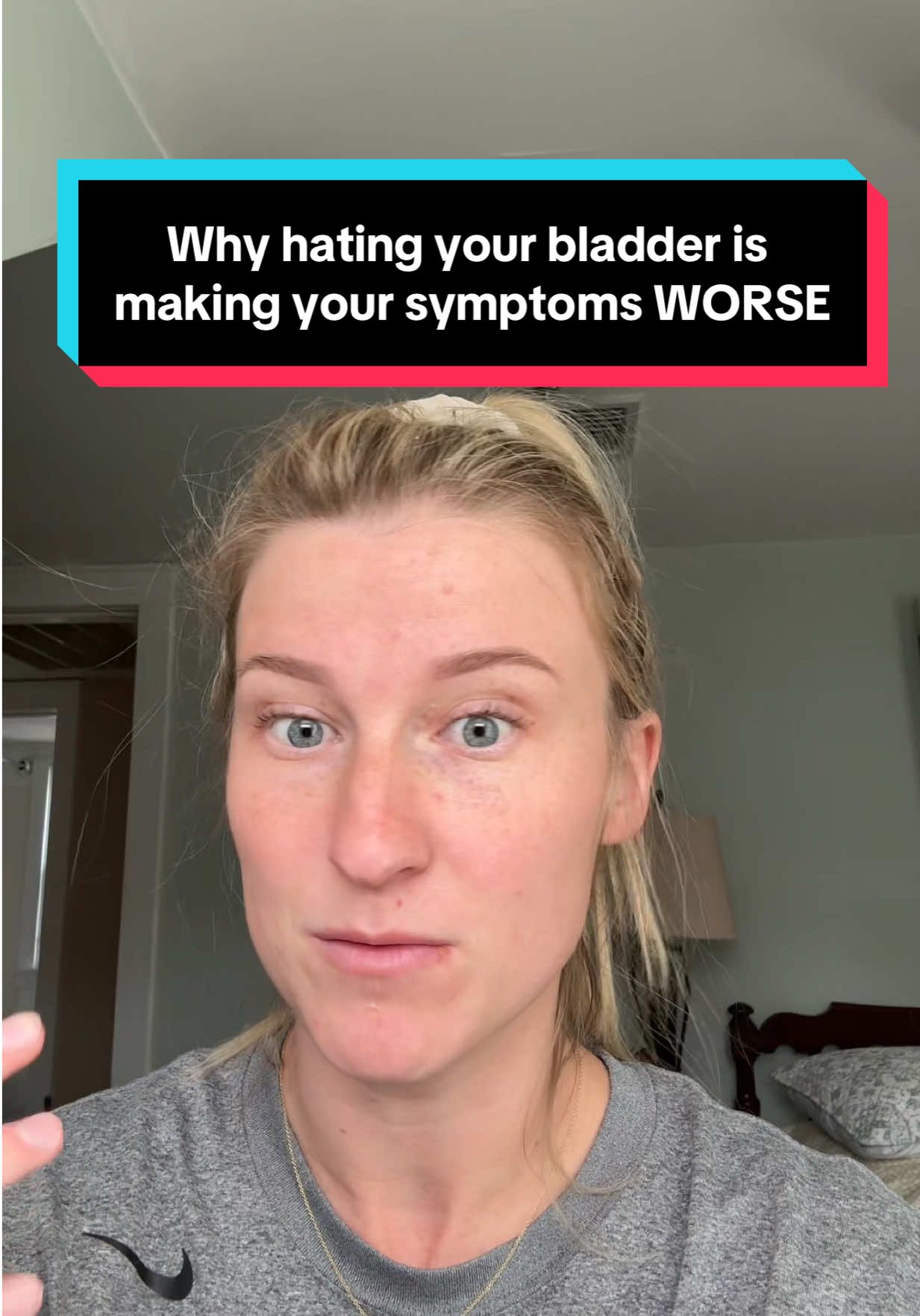 Replying to @Victoria hating your bladder is signaling to your nervous system that you aren’t safe.  Listen to episode 80 of IC You for more education on this! 🔗 #ic #interstitialcystisis #icwarrior #oab #bladder #incontinencetok #bladderproblems #overactivebladder #bladderhealth #uti #pelvichealth #bladderpain #nervoussystemregulation 