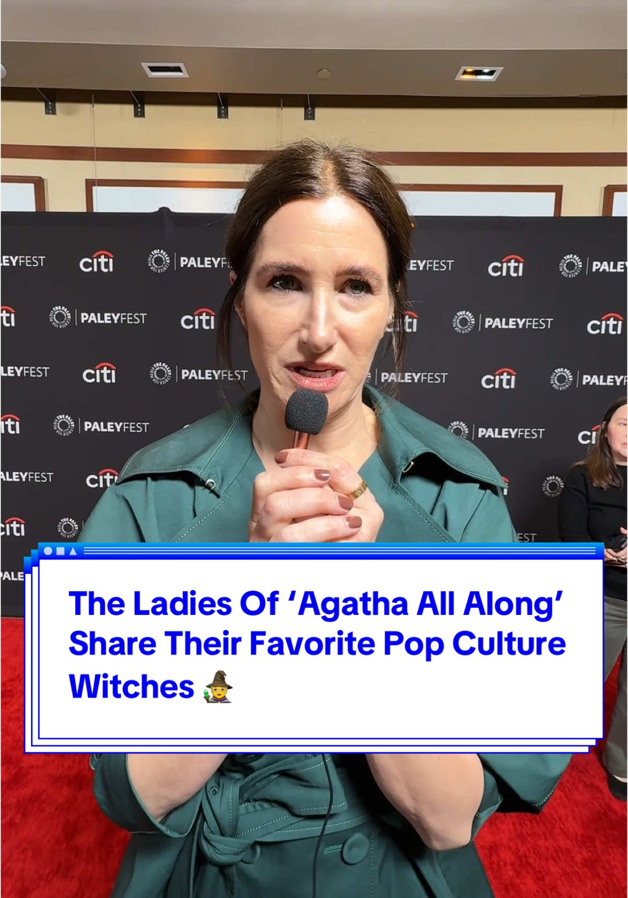 The ladies of #AgathaAllAlong share their favorite pop culture #witches 🧙#Marvel #MCU #TVTok 