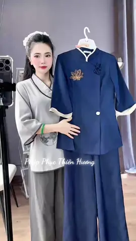 Mùa lễ hội đến rồi bạn đã có bộ pháp phục nào xinh chưa? Cùng Thiên Hương ngắm nhìn bộ pháp phục thêu sen ạ #phapphuc #phapphucdichua #dolamdichua #phatphapnhiemmau #hocphatmoingay #daophat #tutap #fypシ #xh 