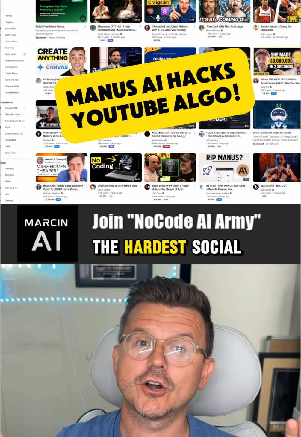 In this video, I reveal how I used Manus AI to 10X my YouTube views by reverse-engineering the best-performing videos on the platform. 💡 Here’s what I did: 👉 Found a top creator with insanely good content 👉 Let Manus AI scrape all their videos 👉 Pulled the first 1-minute transcripts 👉 Got a step-by-step breakdown on how to recreate their viral hooks 👉 Then used ChatGPT to build a 1-Minute Video Hook Generator for future titles & intros The result? I'm now creating better video openings that actually keep people watching — and the views are already going crazy. If you’re a content creator, this is the shortcut you've been waiting for. Watch the full breakdown and see how you can use this method to blow up your channel too! 📈🔥 #YouTubeGrowth #ManusAI #ContentCreatorTools #YouTubeTips #ChatGPT