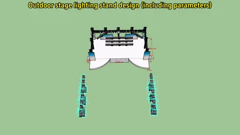 Outdoor stage lighting stand design#stand #truss #stage 