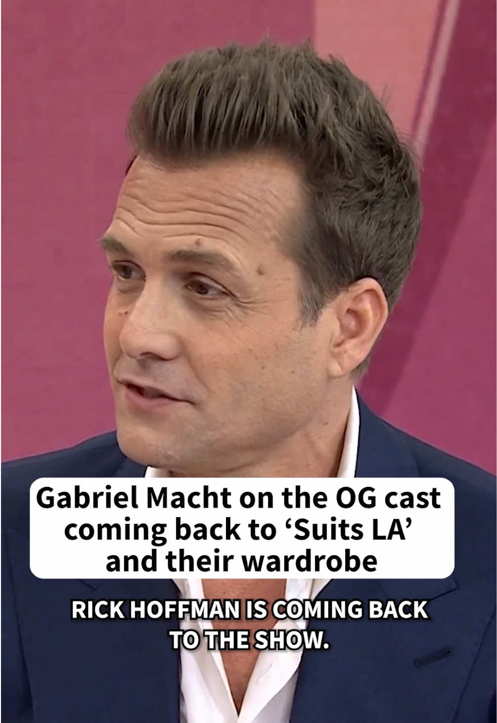 #GabrielMacht shared his thoughts on the OG cast of #Suits joining 