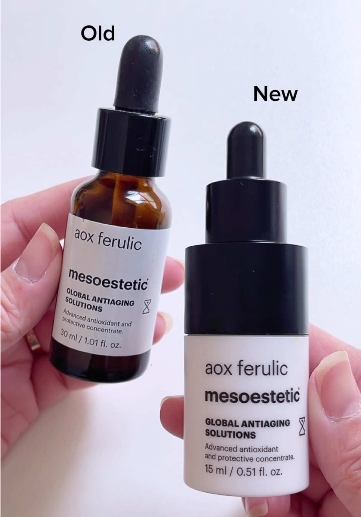 mesoestetic สกินแคร์บ้านนี้ไม่เคยมาเล่นๆ !! 📣 มาแล้วจ้า aox ferulic โฉมใหม่ มาใจแพคเกจใหม่ที่ไม่ได้ใหม่แค่แพคเกจ แต่ยังเพิ่มส่วนผสมเข้ามาอีก2ชนิด คือจะปรับปรุงทีก็ต้องจัดเต็ม  ✨ ใครสาวก aox ferulic จะรู้ดีว่ามันดีแบบมากๆ เค้าเป็นวิตามินซีเข้มข้น 15% หน้าที่เค้าคือทำให้หน้าใส ลดรอยดำรอยแดง ผิวสม่ำเสมอ ลดพวกรอยดำจากสิวดีมาก ผิวแข็งแรงด้วย แล้วล่าสุดในแพคเกจใหม่ เค้าใส่ส่วนผสมเข้ามาเพิ่มเป็นตัว glutathione และ astaxanthin เป็น powerful synergistic คือเหมือนช่วยผิวบำรุงผิวแบบติดบูสผิวหน้าดีขึ้นมากกว่าเดิม  ส่วนใครที่เคยใช้มาก่อนตอนนี้หมดปัญหาเปิดขวดแล้วฟู่แน่นอน เพราะตัวนี้ลดการฟู่ หัวบีบจะไม่บวมอีก 📍Mesoestetic Thailand 🛍️ https://mesoestetic-th.com/promotion-aox/?ref=4042 #aoxferulic # สกินแคร์เมดิคอลเกรดยืน1จากสเปน #mesoestetic