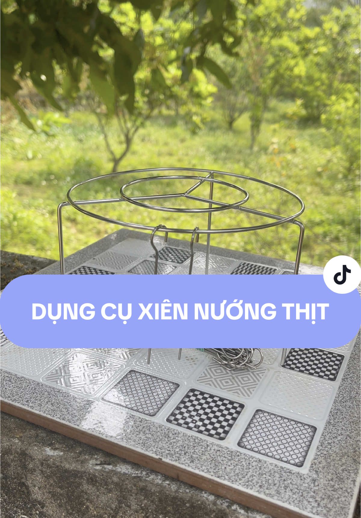 Sét dụng cụ xiên thịt nướng nồi chiên không dầu#tienloi #inoxkhongriset #thuygiadunghot