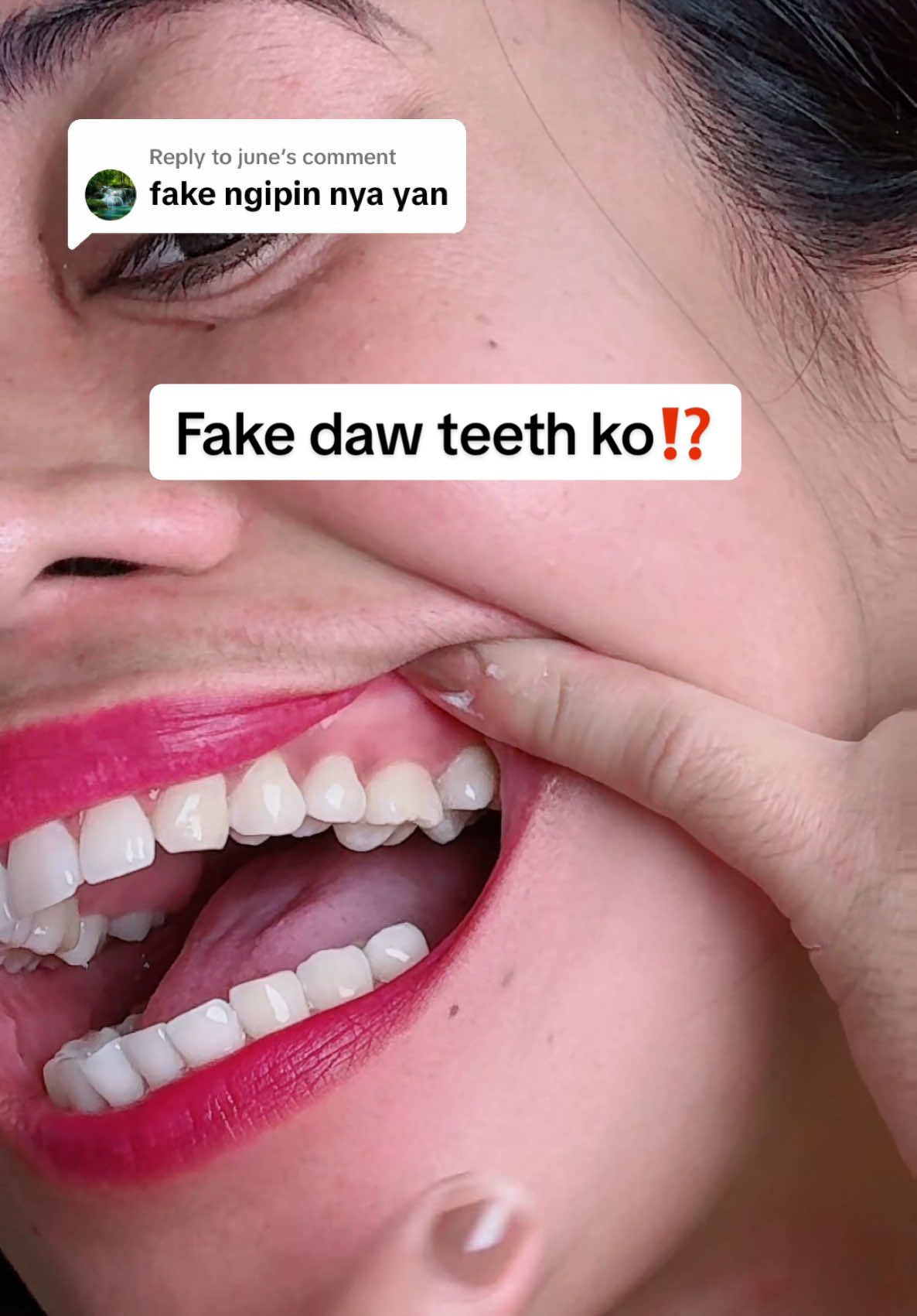 Replying to @june  fake ba yan ngipin ko ⁉️#whiteningtoothpaste #scobantoothpaste #toothpaste #oralcare 