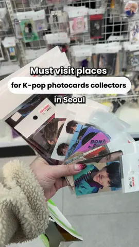 Save This List of Must-Visit Places in Seoul for Photocard Collectors! ✨ If you’re a K-pop fan traveling to Seoul and love collecting photocards, these spots are an absolute must! From lucky draw machines to secondhand treasures—this is your collector’s dream tour: 📍 Pocaboo 서울 마포구 서교동 335-15 103호 Test your luck with random lucky draw machines featuring your favorite idols! 📍 Play Duk 서울 마포구 양화로 193 지하1층 A go-to spot for K-pop albums and photocards. 📍 CIH SHOP 케이북스 서울 마포구 동교동 159-5 케이스퀘어 지하1층 K-pop + anime merch in one place—yes, please! 📍 Poca Spot Hongdae 서울 마포구 서교동 328-28 2층, 3층 📍 Poca Spot Myeongdong 서울 중구 명동8나길 33 1, 2, 3층 Order through their app or visit in person to pick up your photocard haul! 📍 K-Storm 서울 마포구 동교동 206-6 1층 An actual K-pop thrift shop! Find secondhand albums, rare photocards, and more hidden gems. Which one are you visiting first? Don’t forget to tag your collector friends! #kpopphotocardtrade #kpopmerch #kpopfan #kpoppc #kpopstore #koreatravel #kpopcommunity 