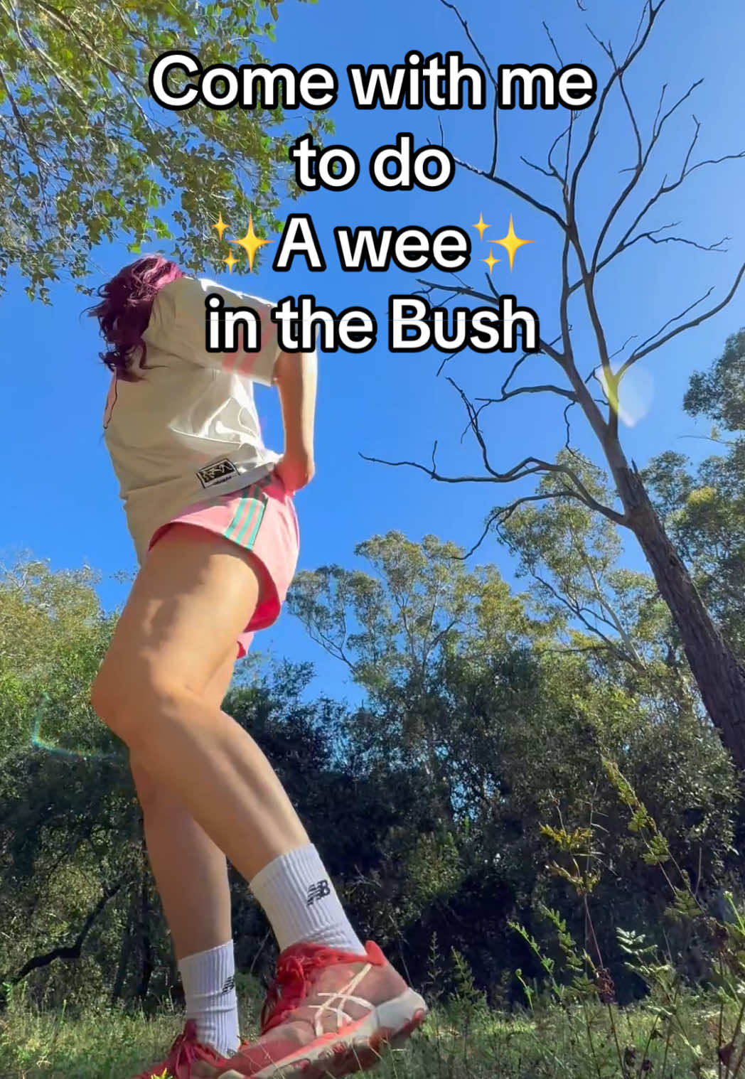Peeing in nature is kind of beautiful ✨☀️ #australia #aloneaustralia #sbsaustralia @SBS On Demand 