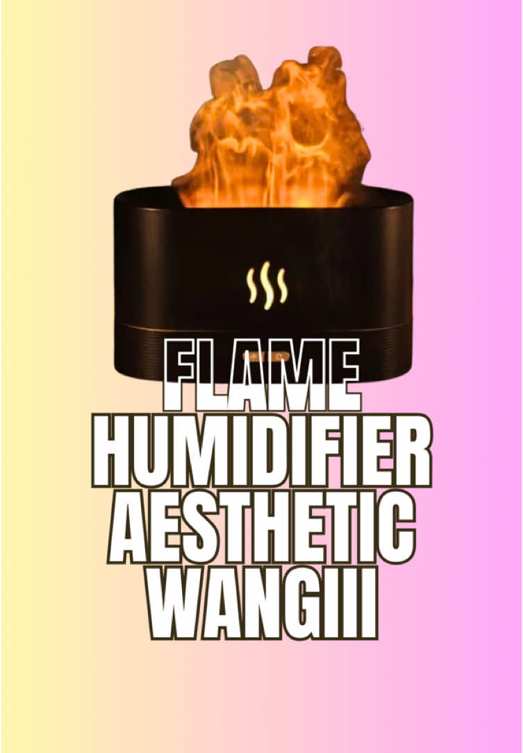 Kirain mahal! Under 100k ternyata FLAME HUMIDIFIER #flamehumidifier #flamediffuser #humidifier #diffuser #pewangiruangan #RamadanEkstraSeru 