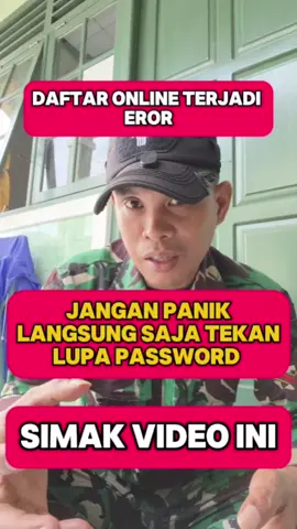 Daftar selalu eror, tidak bisa login